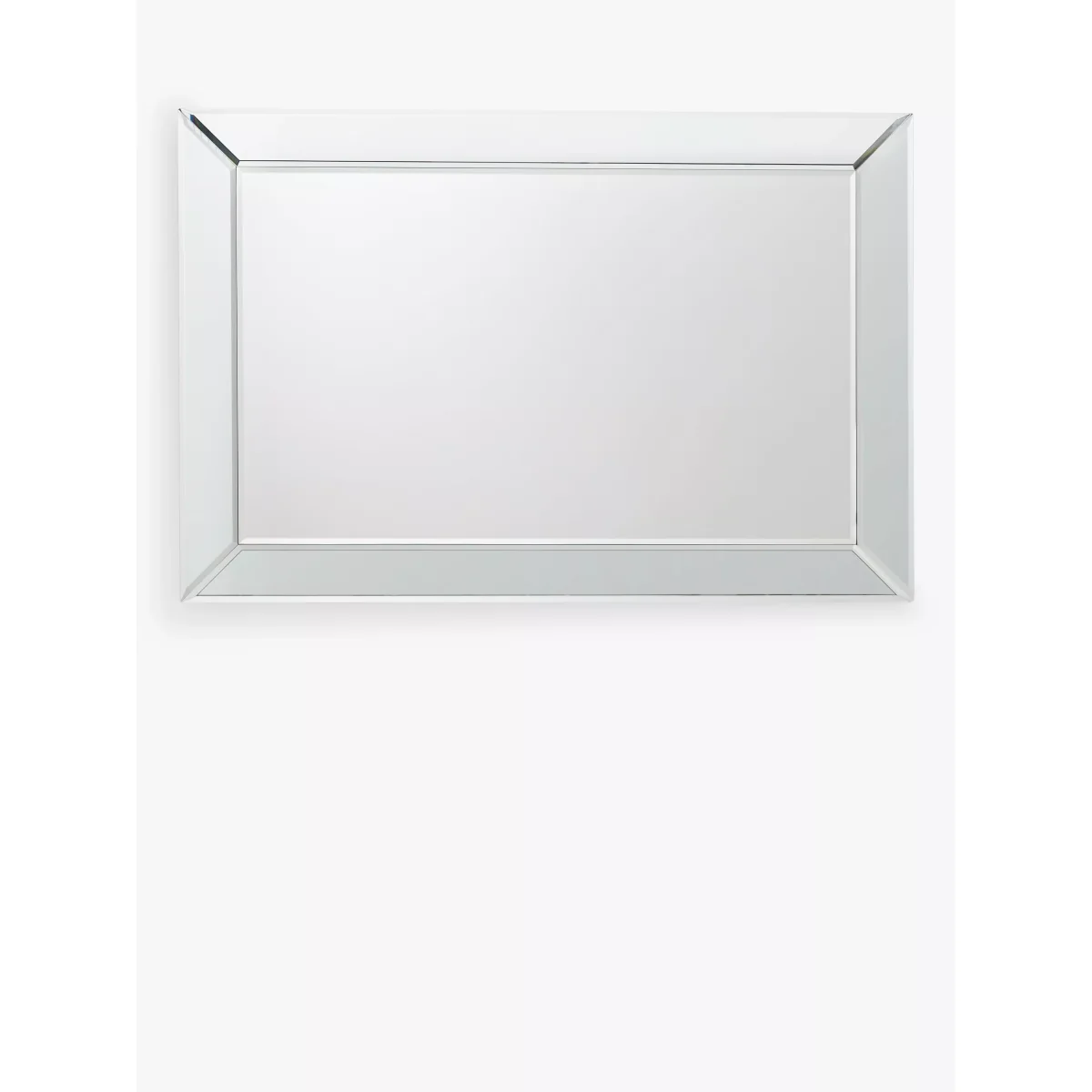 John Lewis Simple Bevelled Glass Rectangular Wall Mirror, Clear – image 5