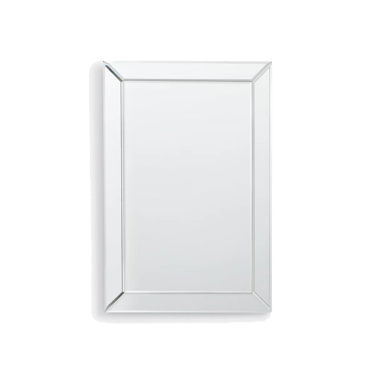 John Lewis Simple Bevelled Glass Rectangular Wall Mirror, Clear – image 1