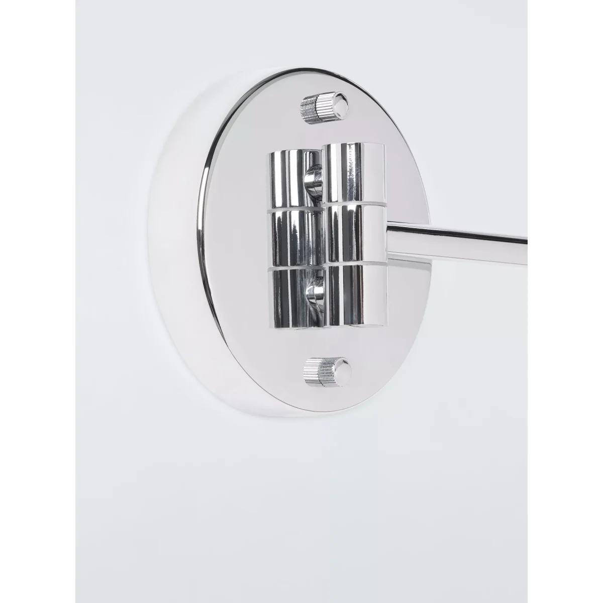John Lewis Opus Wall-Mounted Magnifying Shaving Mirror, Chrome – image 3