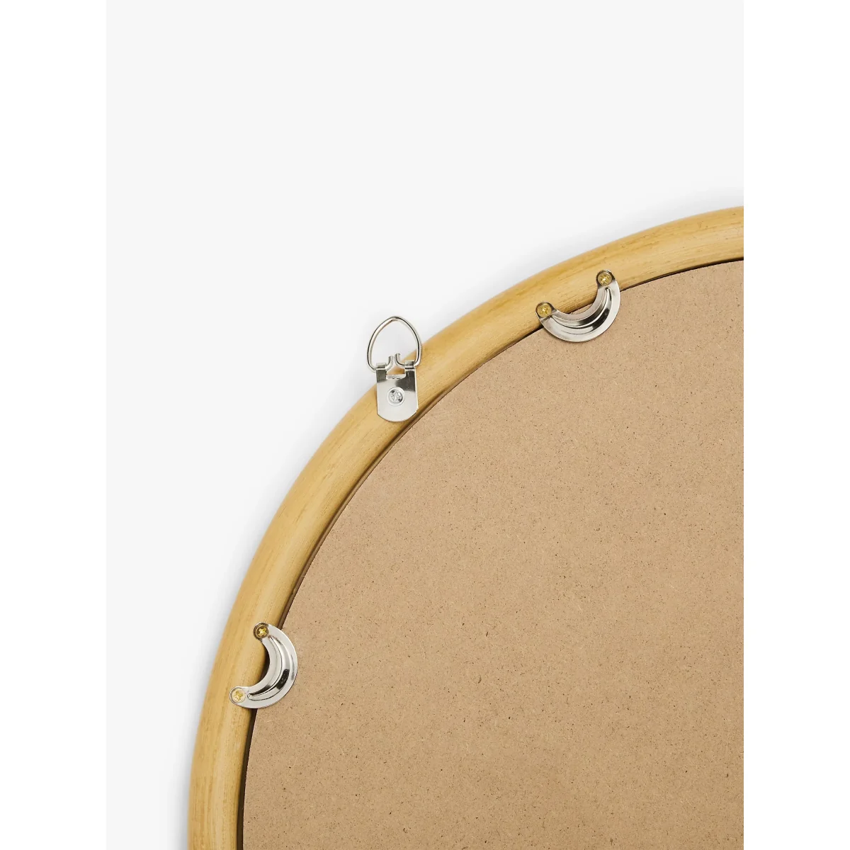 John Lewis Rattan Loop Round Wall Mirror, 52cm, Natural – image 3