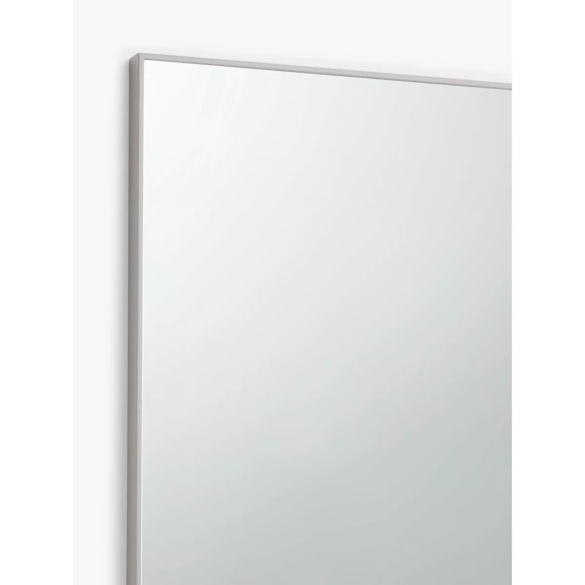 John Lewis ANYDAY Rectangular Wall Mirror, 135 x 40cm, Grey – image 2