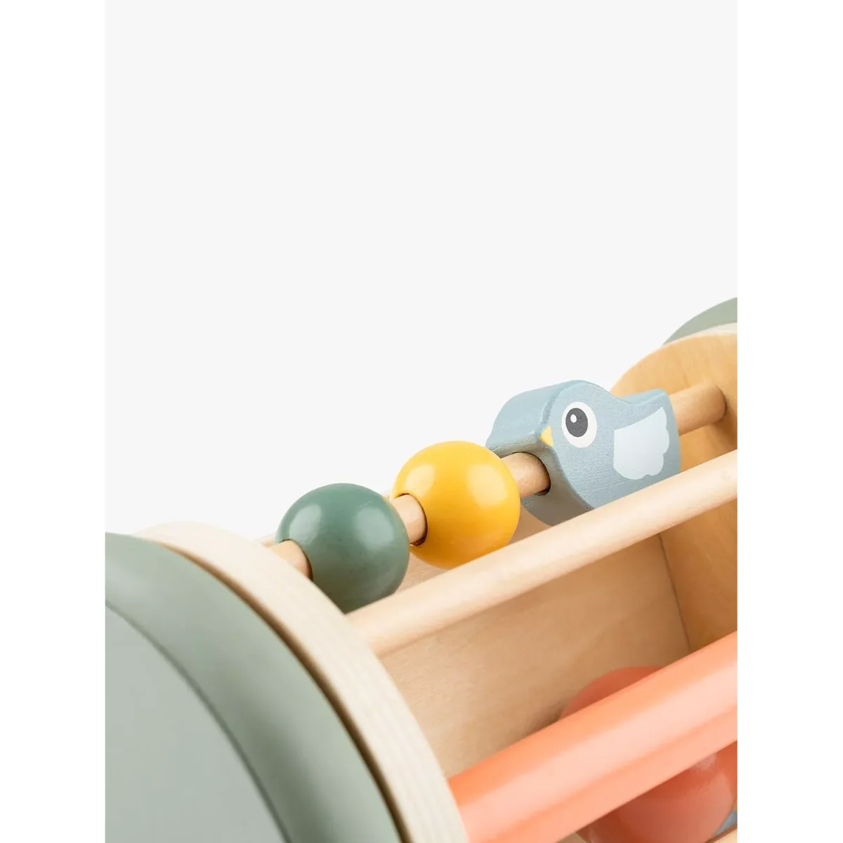 Done by Deer Wooden Rolling Activity Mirror, Birdie – image 4