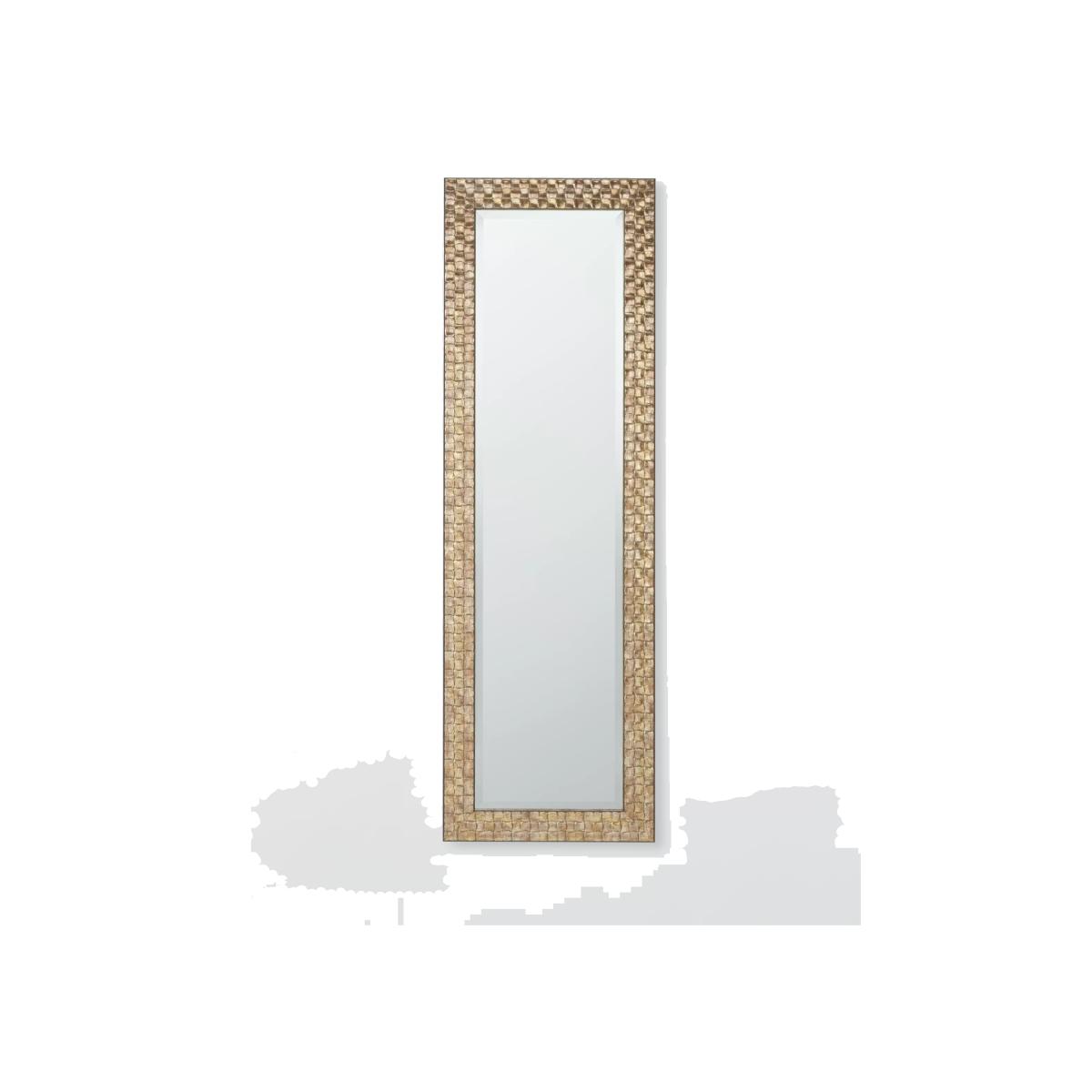 John Lewis Mosaic Rectangular Wood Frame Wall Mirror, Champagne