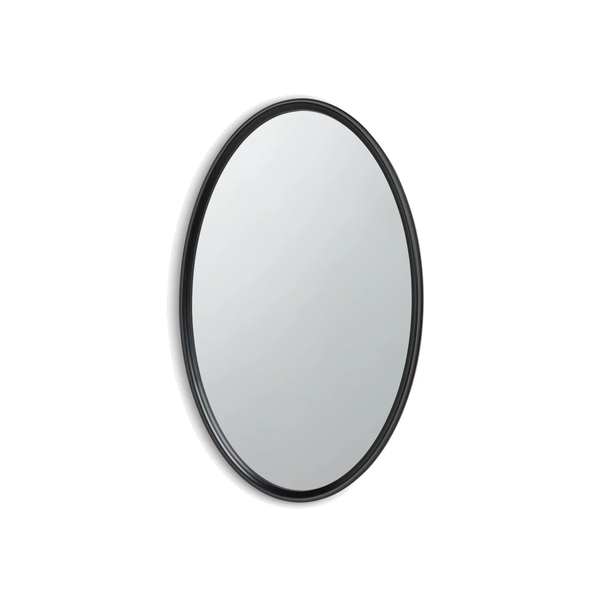 John Lewis Timeless Oblong Wall Mirror, 91 x 55cm, Black – image 1