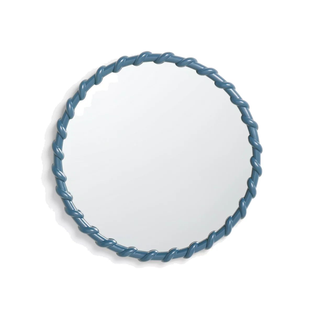 John Lewis Nautical Round Wall Mirror, 80cm, Blue – image 1