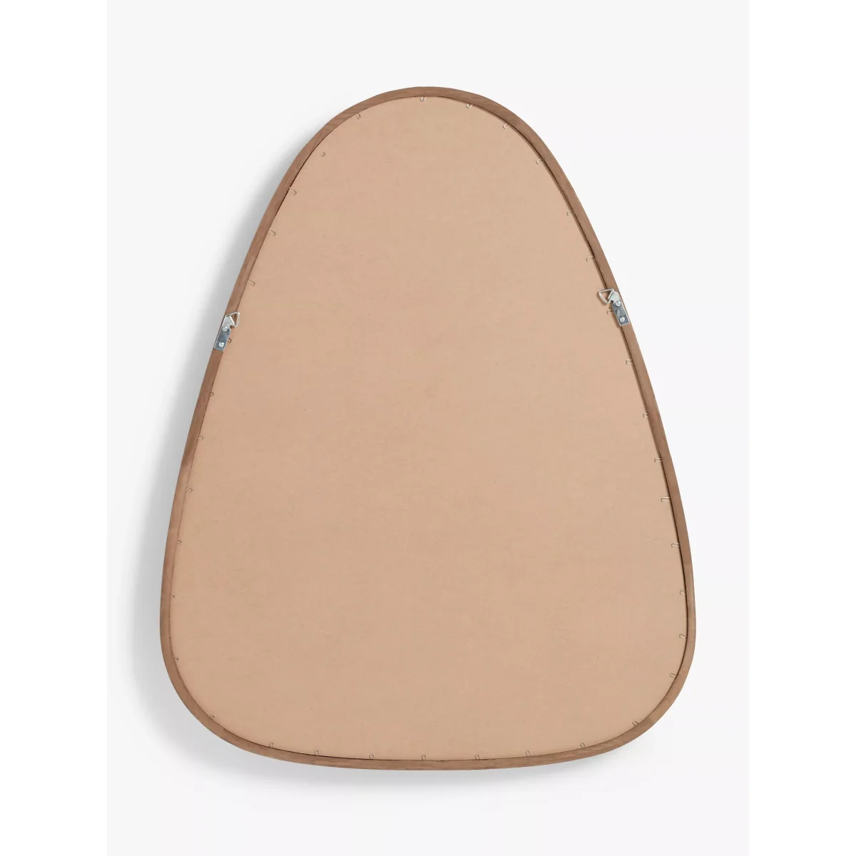John Lewis Mid Century Triangular Wood Wall Mirror, 53 x 65cm, Walnut – image 4
