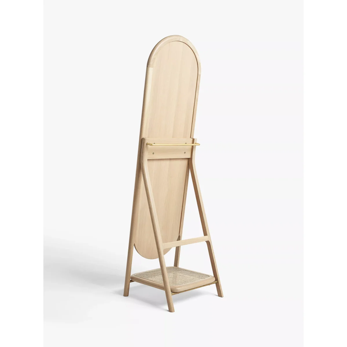 John Lewis Rattan Cherry Floor Mirror, 175 x 48cm, Brown – image 3