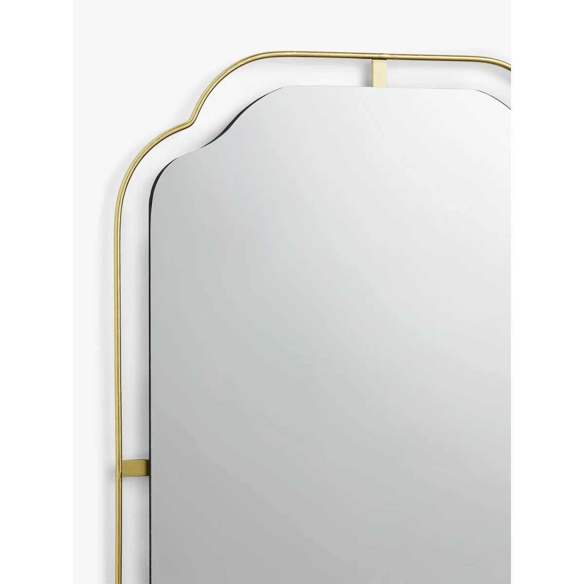 John Lewis Floating Metal Wall Mirror, 76 x 51cm, Gold – image 3