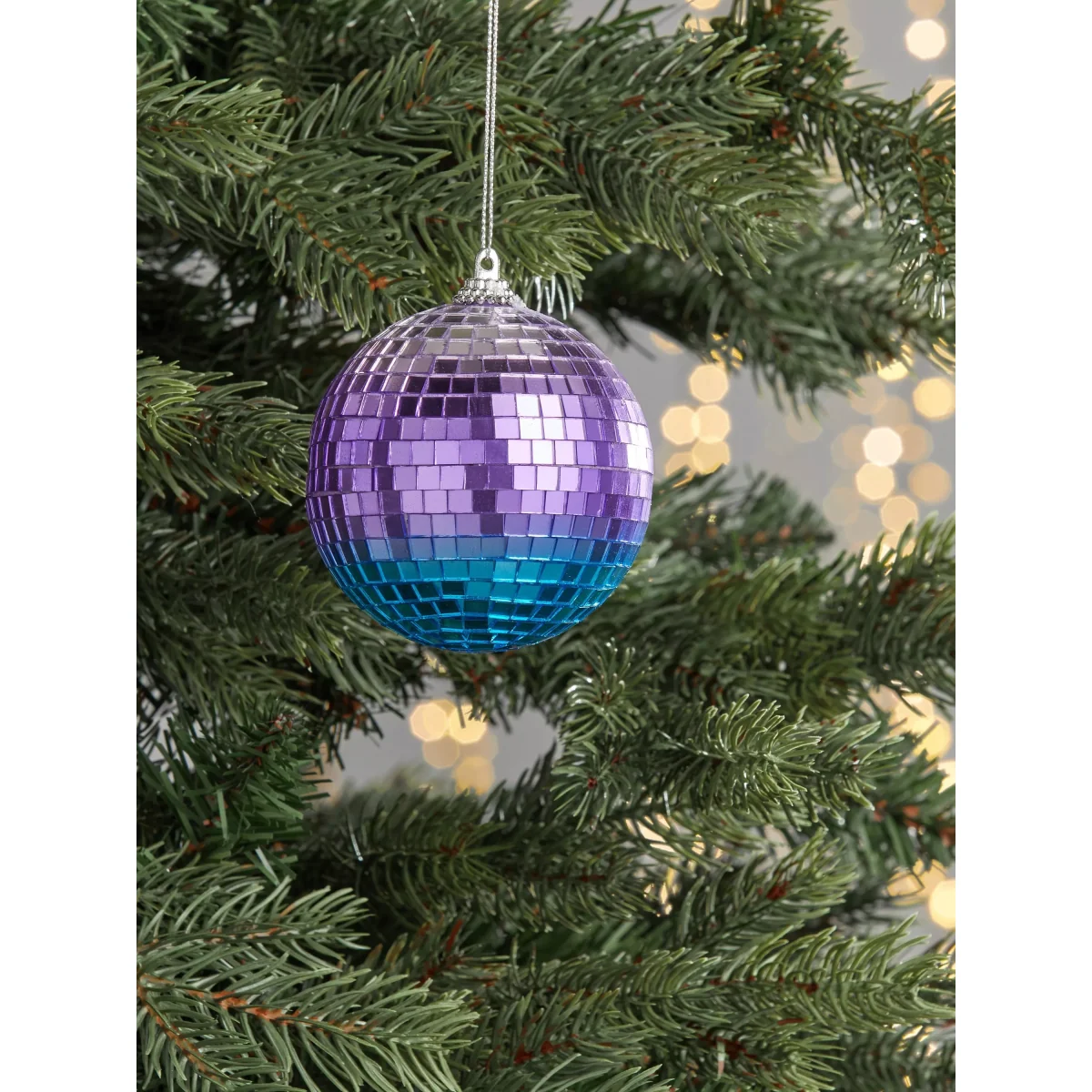 John Lewis Beyond Christmas Mirror Ball Bauble, Multi – image 2