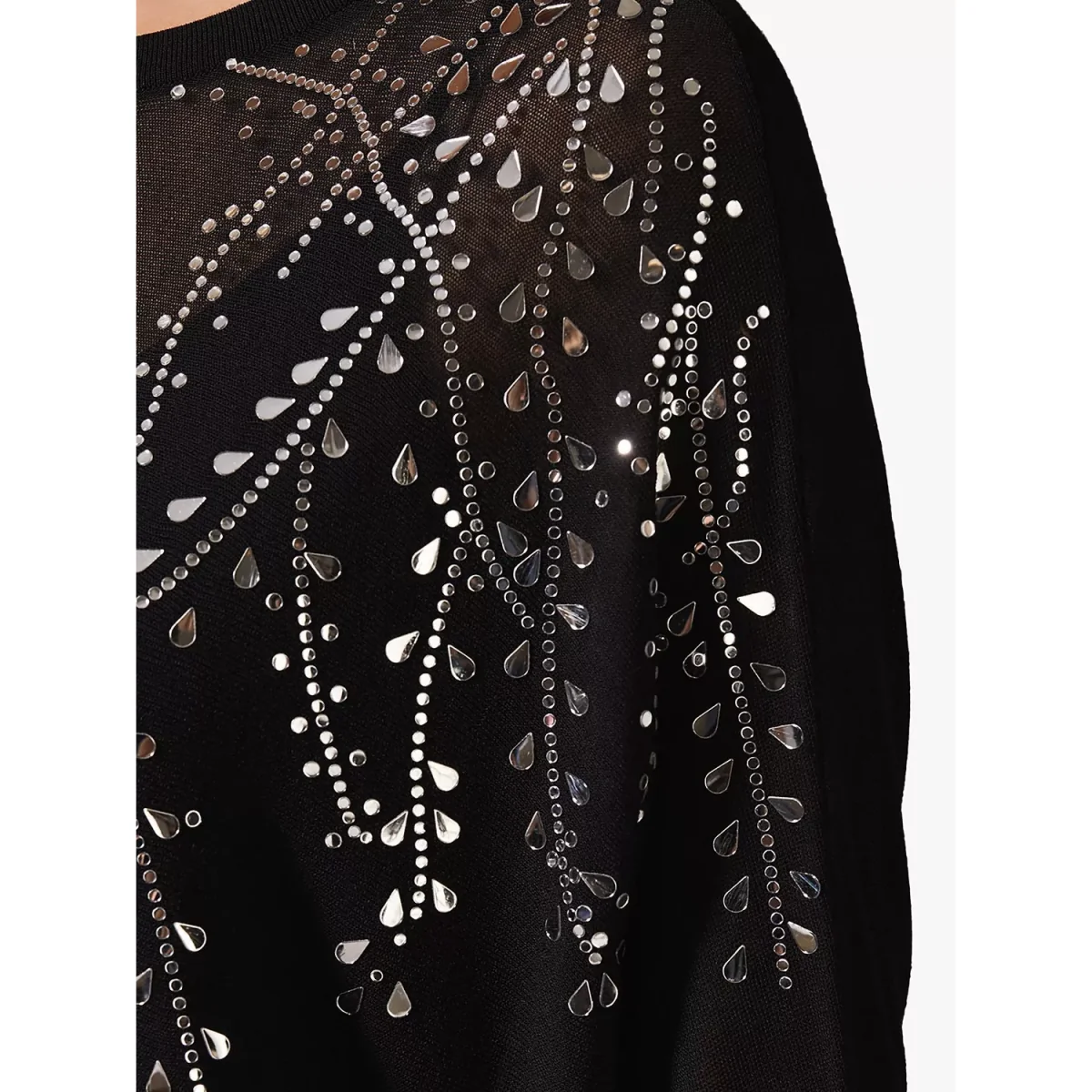 Phase Eight Mazy Mirror Knit, Black – image 6