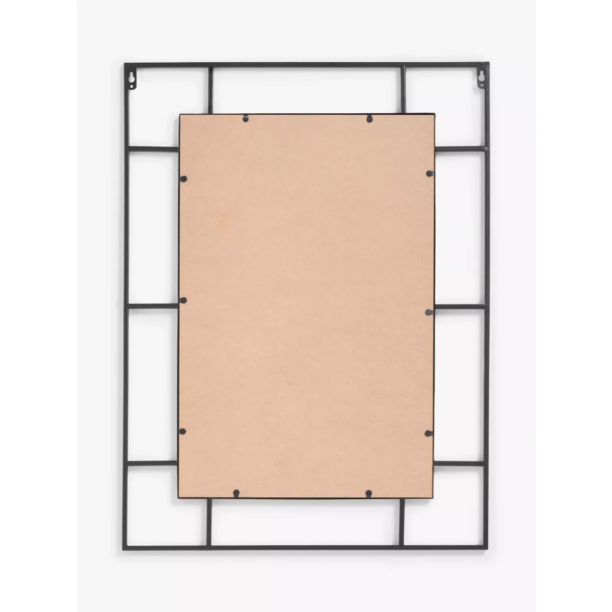 John Lewis Restoration Rectangular Metal Wall Mirror, 75cm, Black – image 3