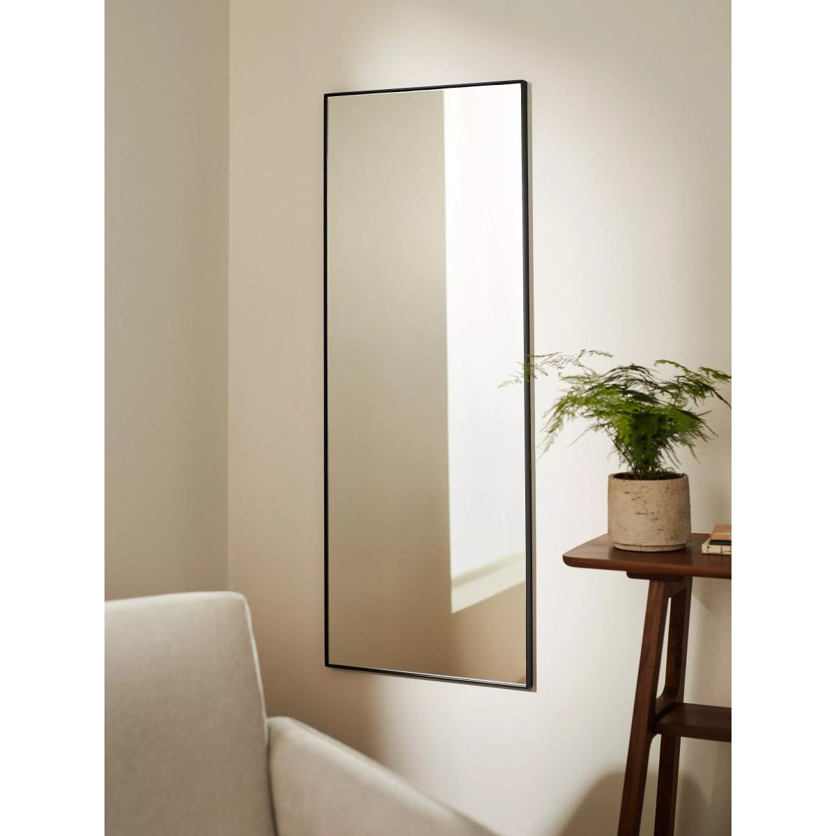 John Lewis Scandi Metal Frame Rectangular Hall Mirror, 122 x 46cm – image 3