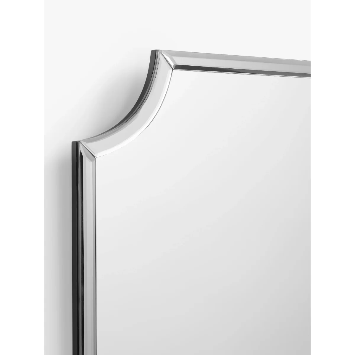 John Lewis Simple Deco Wall Mirror, 75 x 53cm, Smoke – image 2