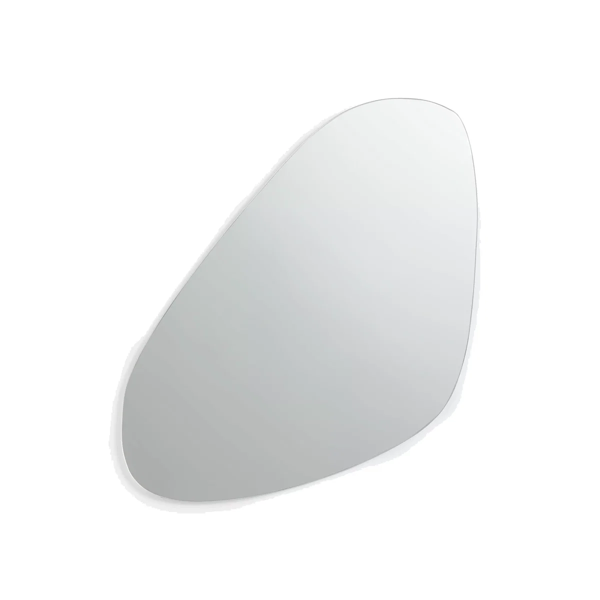 John Lewis Organic Pebble Wall Mirror, 60 x 40cm, Clear – image 1