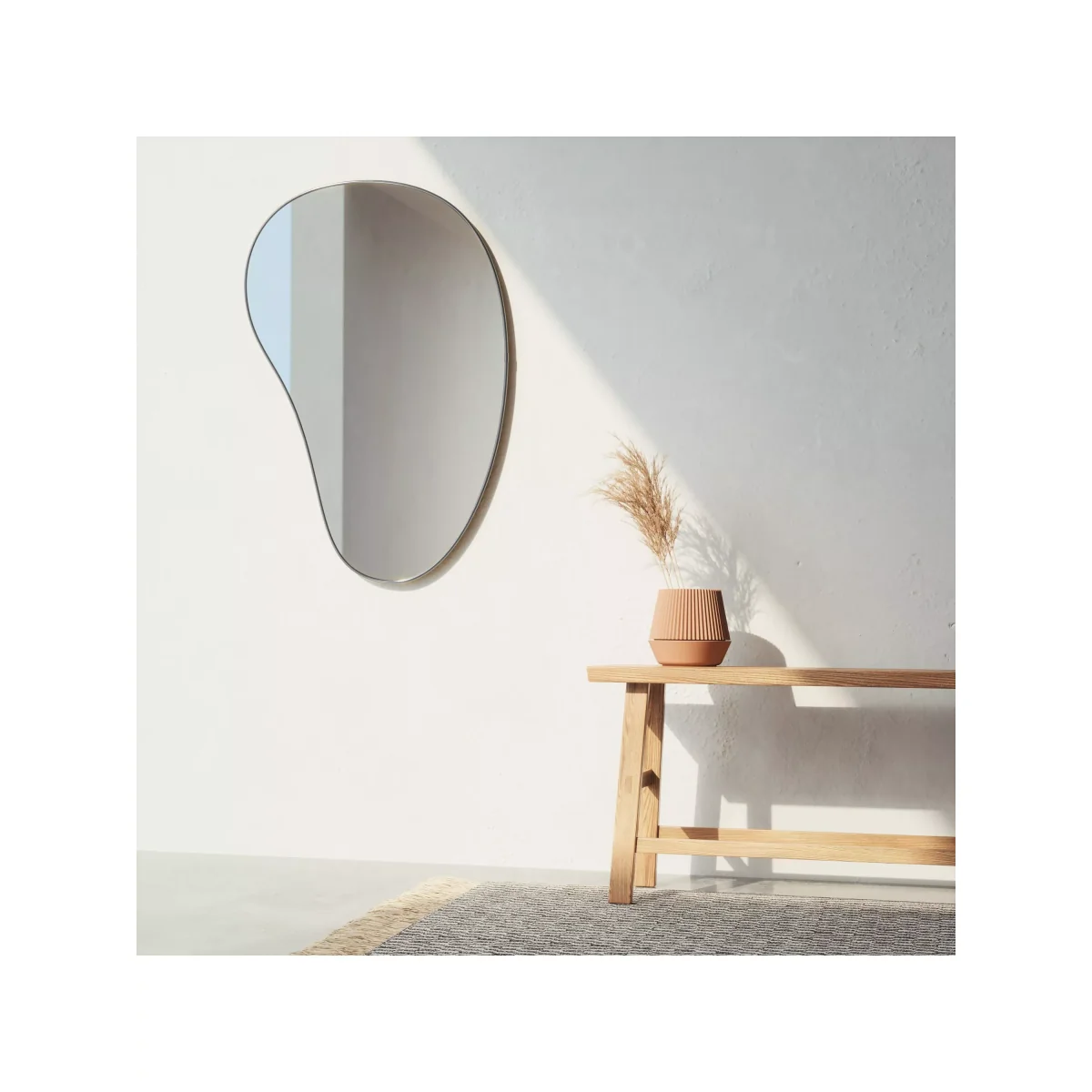 Umbra Hubba Pebble Wall Mirror, 61 x 92cm – image 9