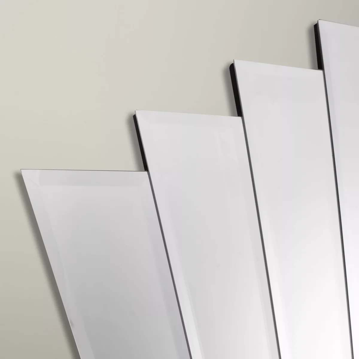 John Lewis & Partners Deco Overmantle Wall Mirror, 86.3 x 101cm, Clear – image 2