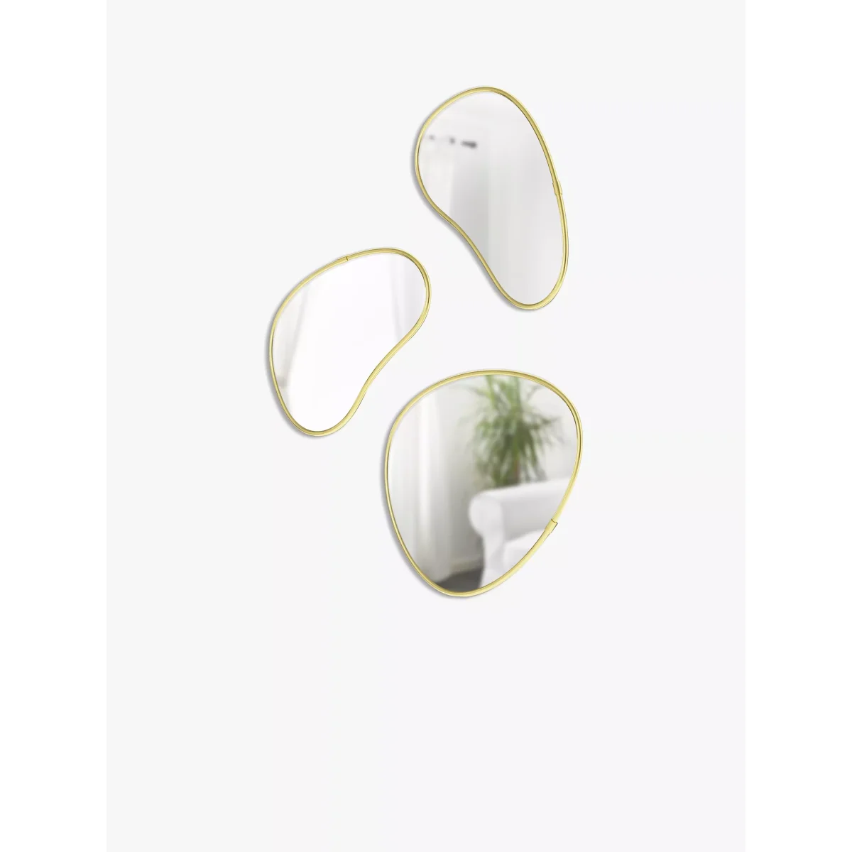 Umbra Hubba Pebble Wall Mirror, Set of 3 – image 2
