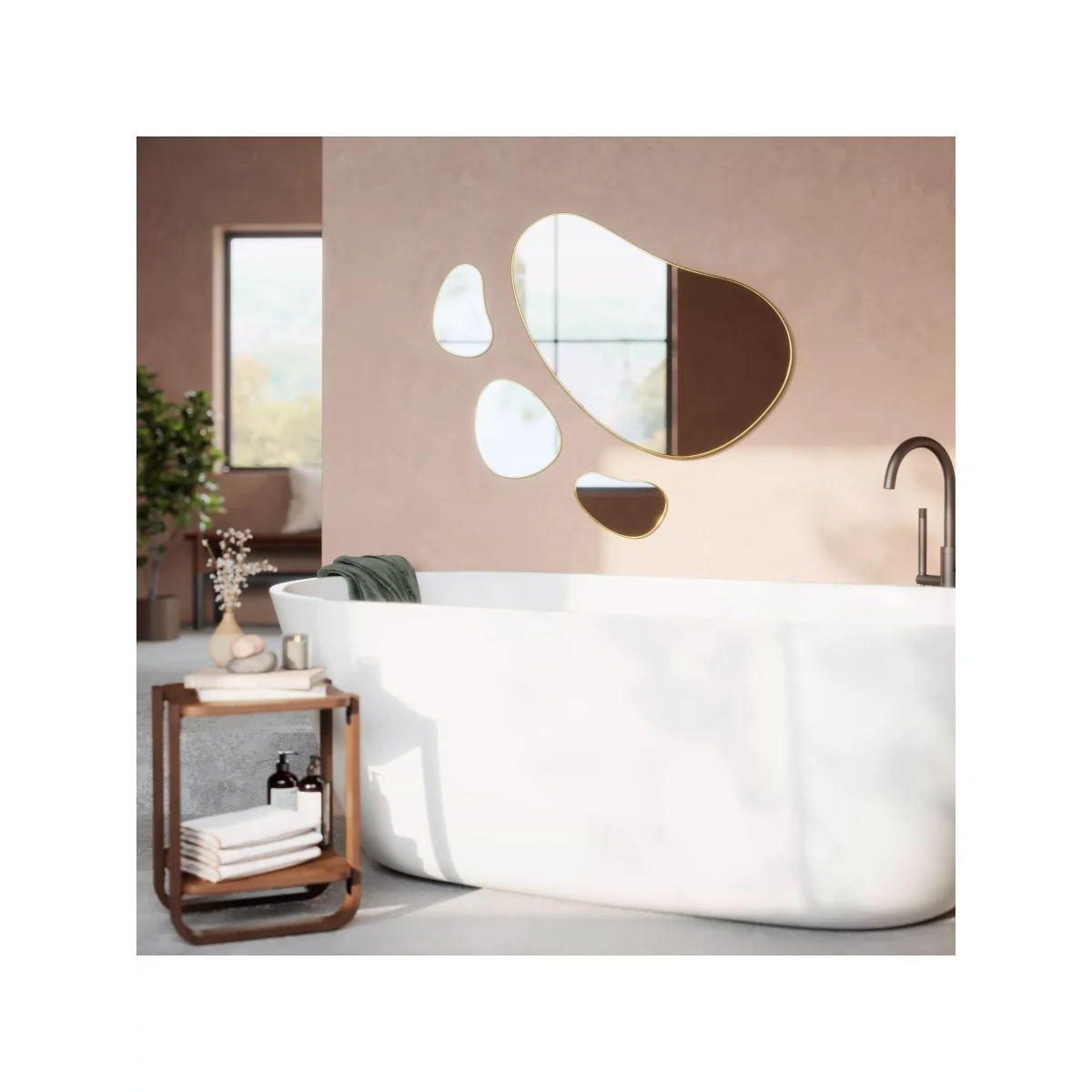 Umbra Hubba Pebble Wall Mirror, Set of 3 – image 11