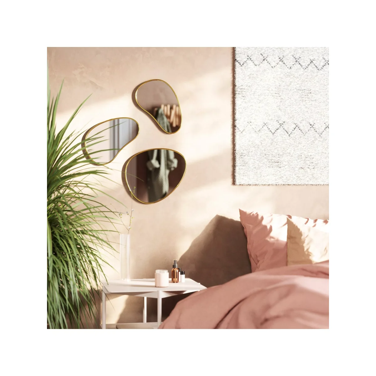Umbra Hubba Pebble Wall Mirror, Set of 3 – image 7