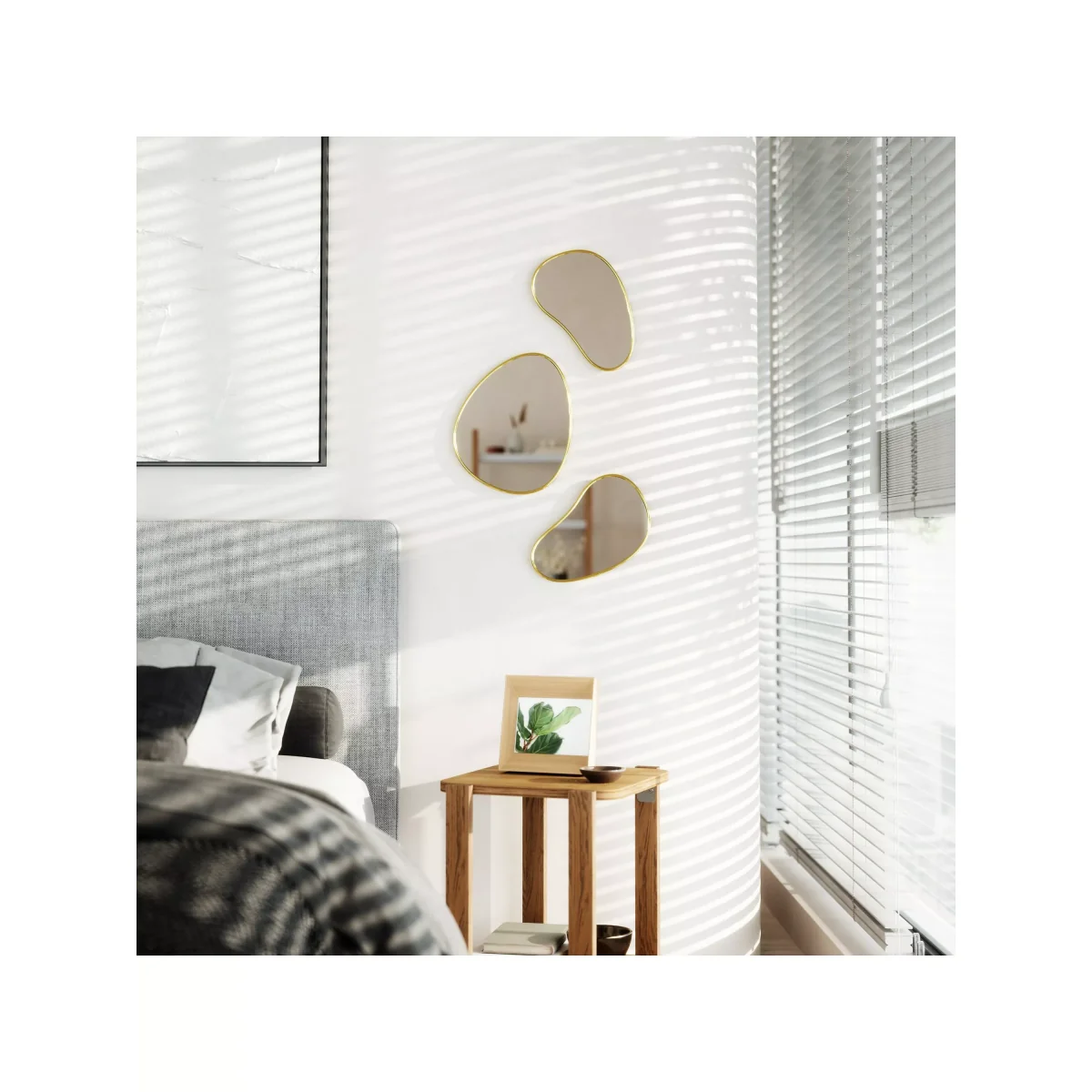 Umbra Hubba Pebble Wall Mirror, Set of 3 – image 10
