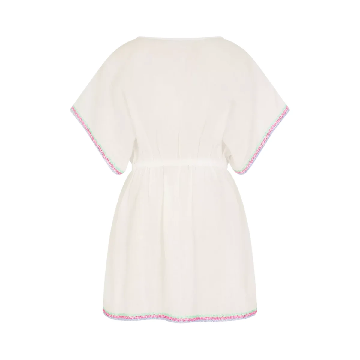 Angels by Accessorize Mirror Cotton Kaftan, White/Multi – image 3