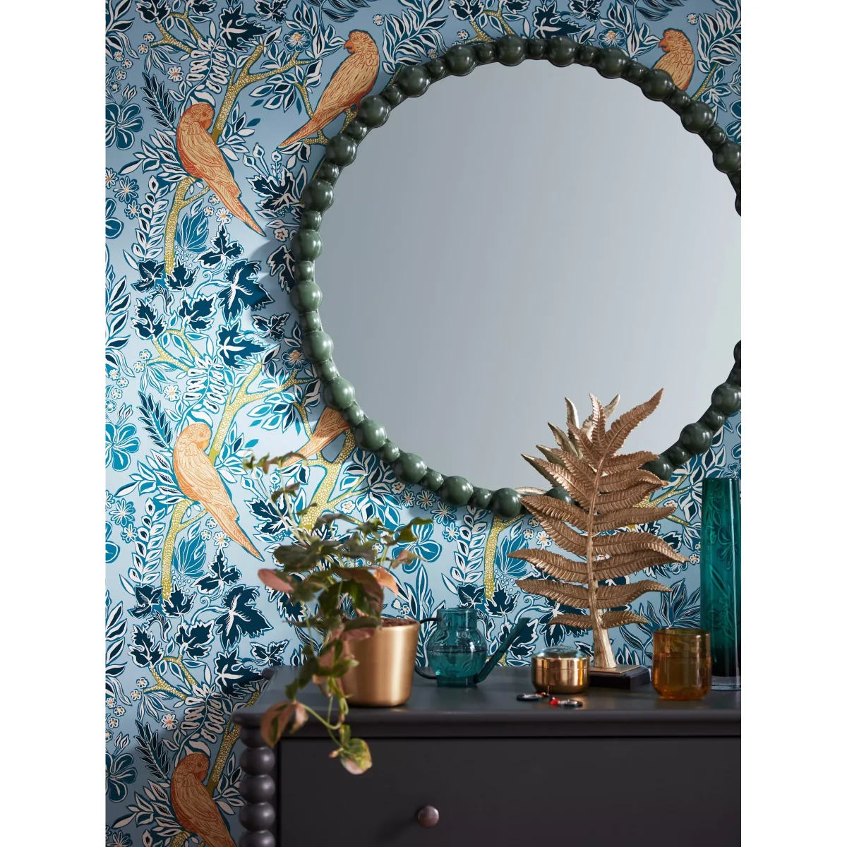 John Lewis + Matthew Williamson Bobbin Round Wall Mirror, 80cm – image 2