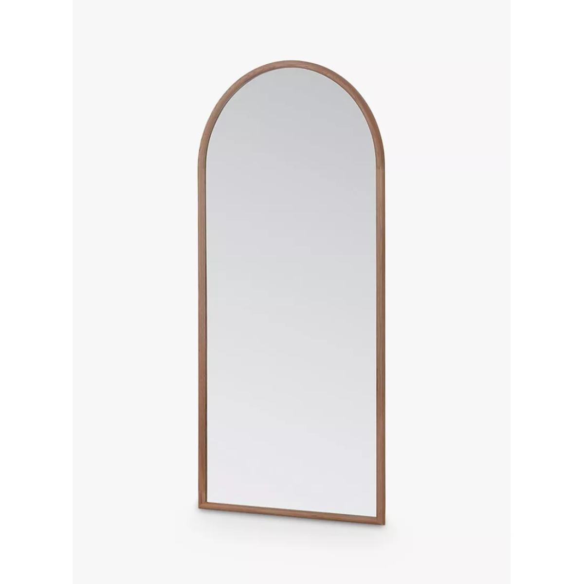Yearn Kimpton Solid Oak Wood Arched Frame Full-Length Wall/Leaner Mirror, 180 x 80cm, Natural – image 3