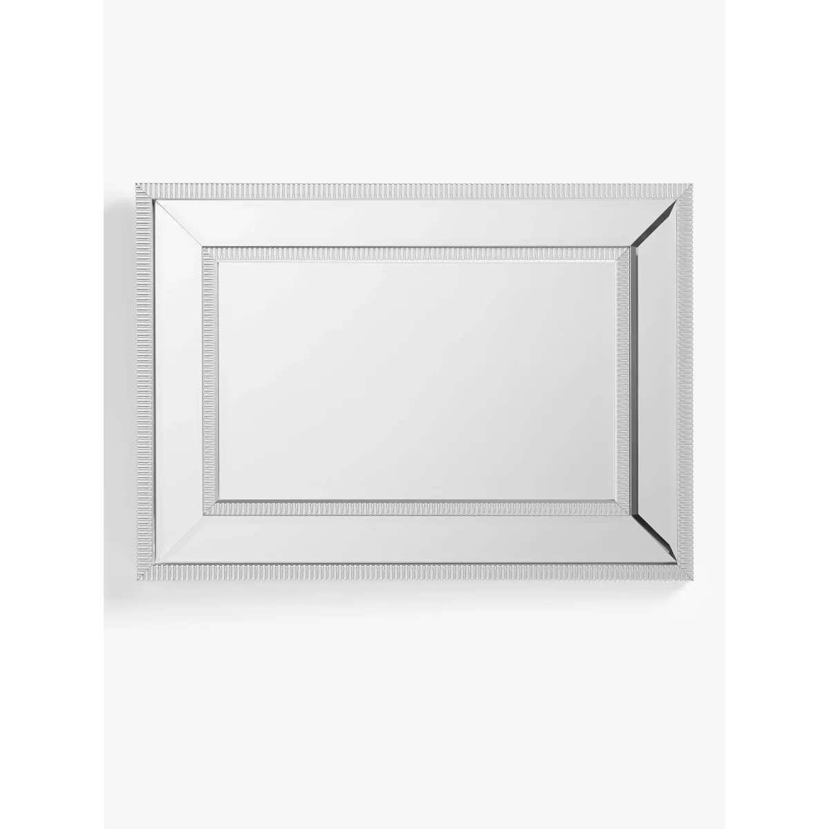 John Lewis Decorative Bevelled Glass Wall Mirror, 80 x 60cm, Clear – image 5