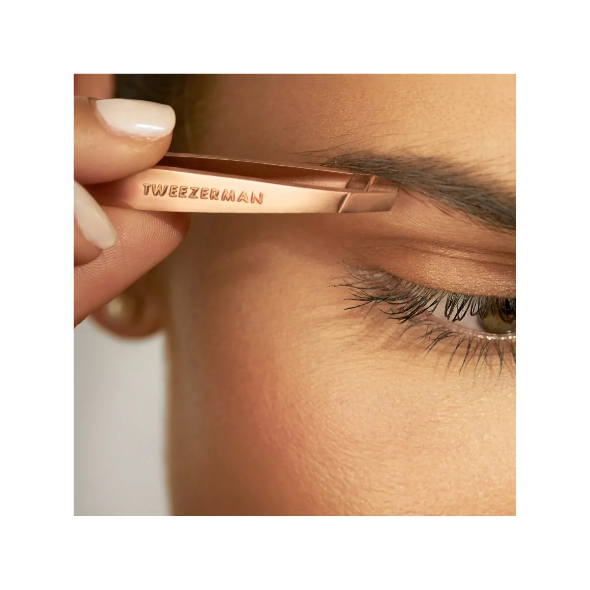 Tweezerman Rose Gold Mini Slant Tweezer & Mirror – image 6