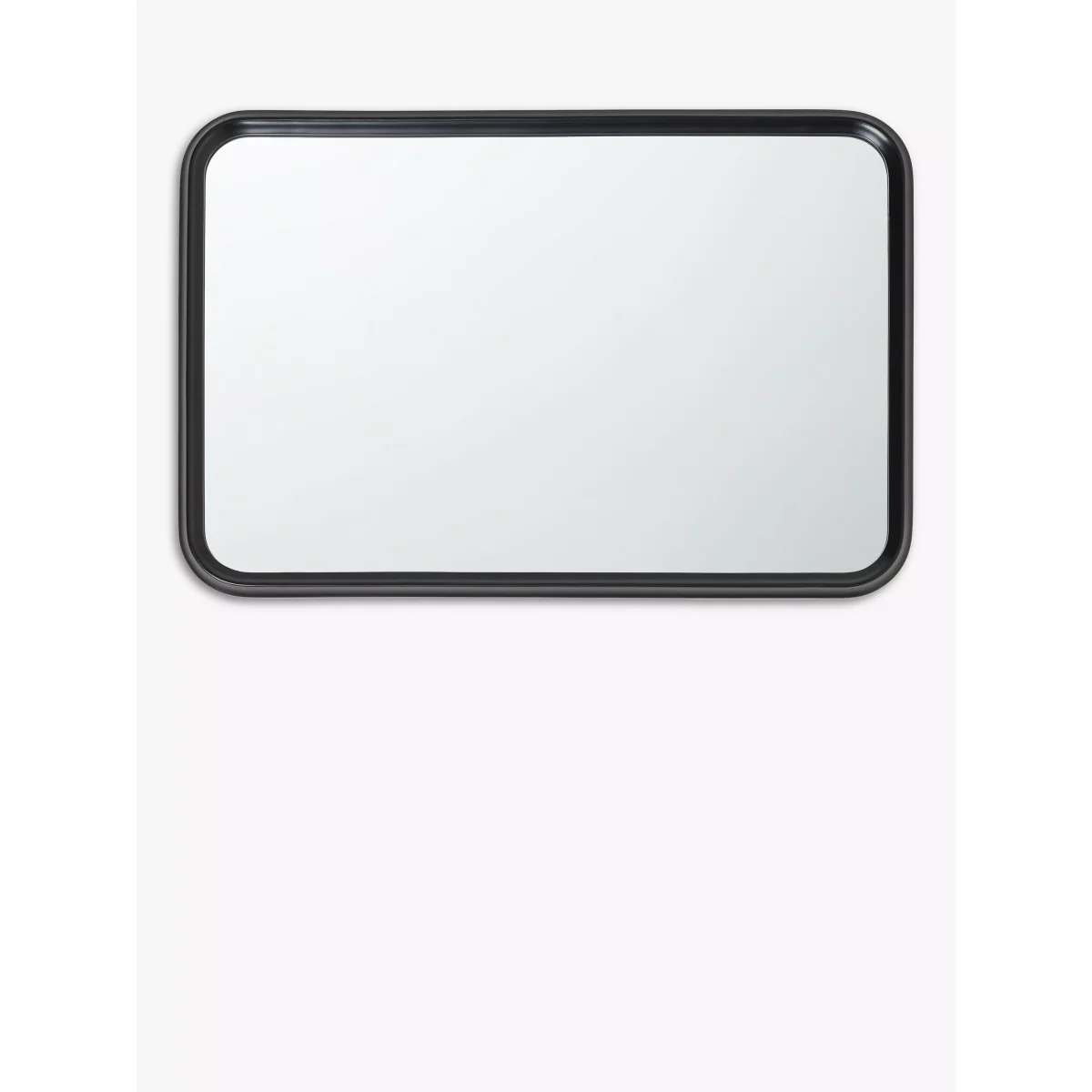 John Lewis Timeless Rectangular Wall Mirror, 75 x 50cm, Black – image 5