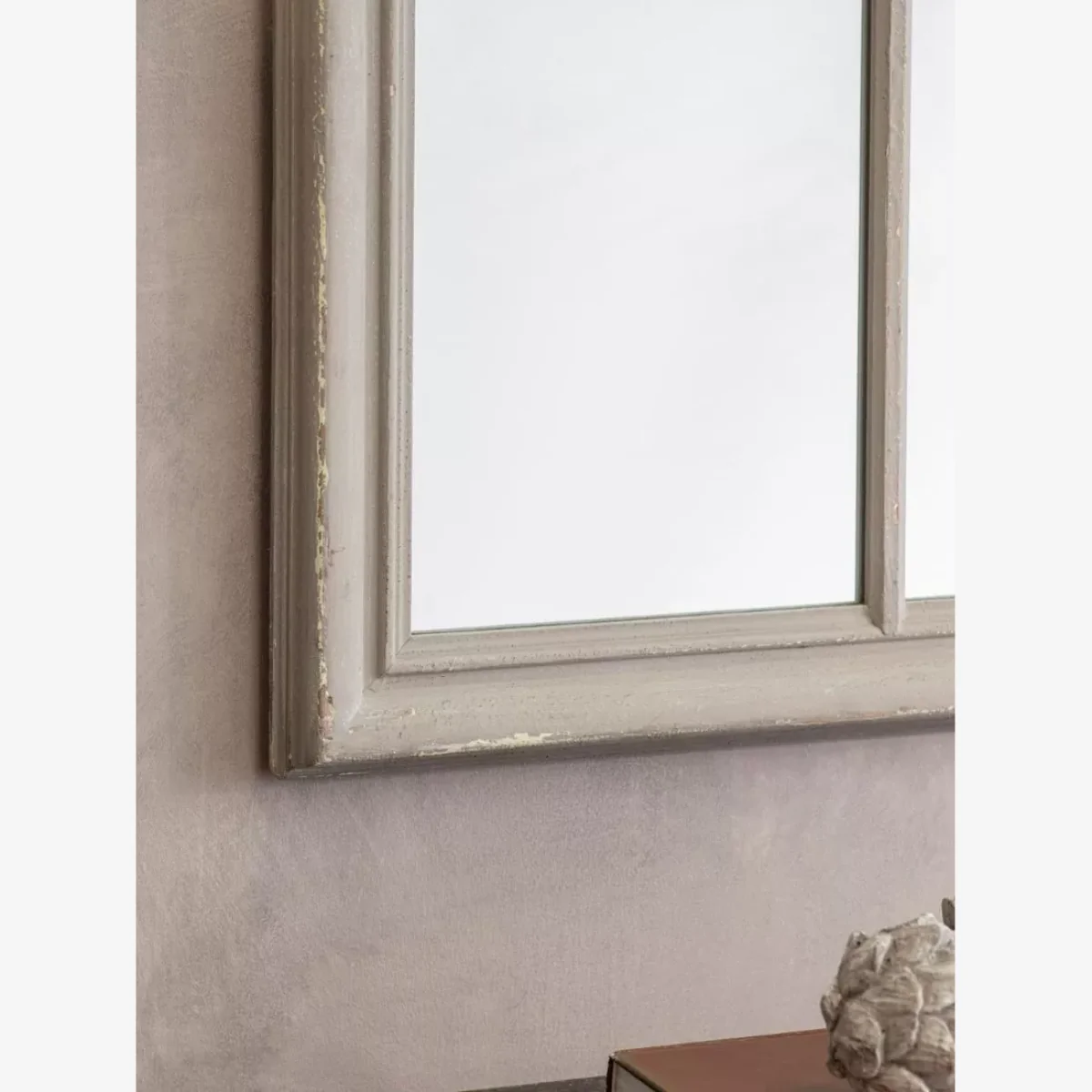 One.World Wilton Rectangular Wood Window Wall Mirror, 120 x 120cm – image 1