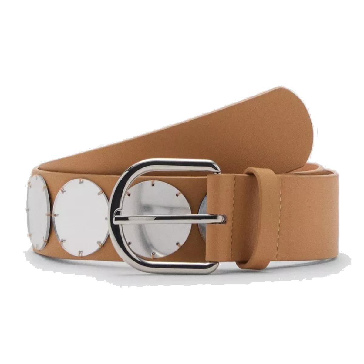 Mango Mirror Belt, Light Beige – image 1