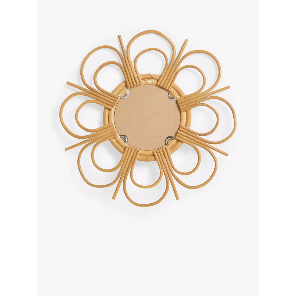 John Lewis Rattan Starburst Round Wall Mirror, 55cm, Natural – image 4