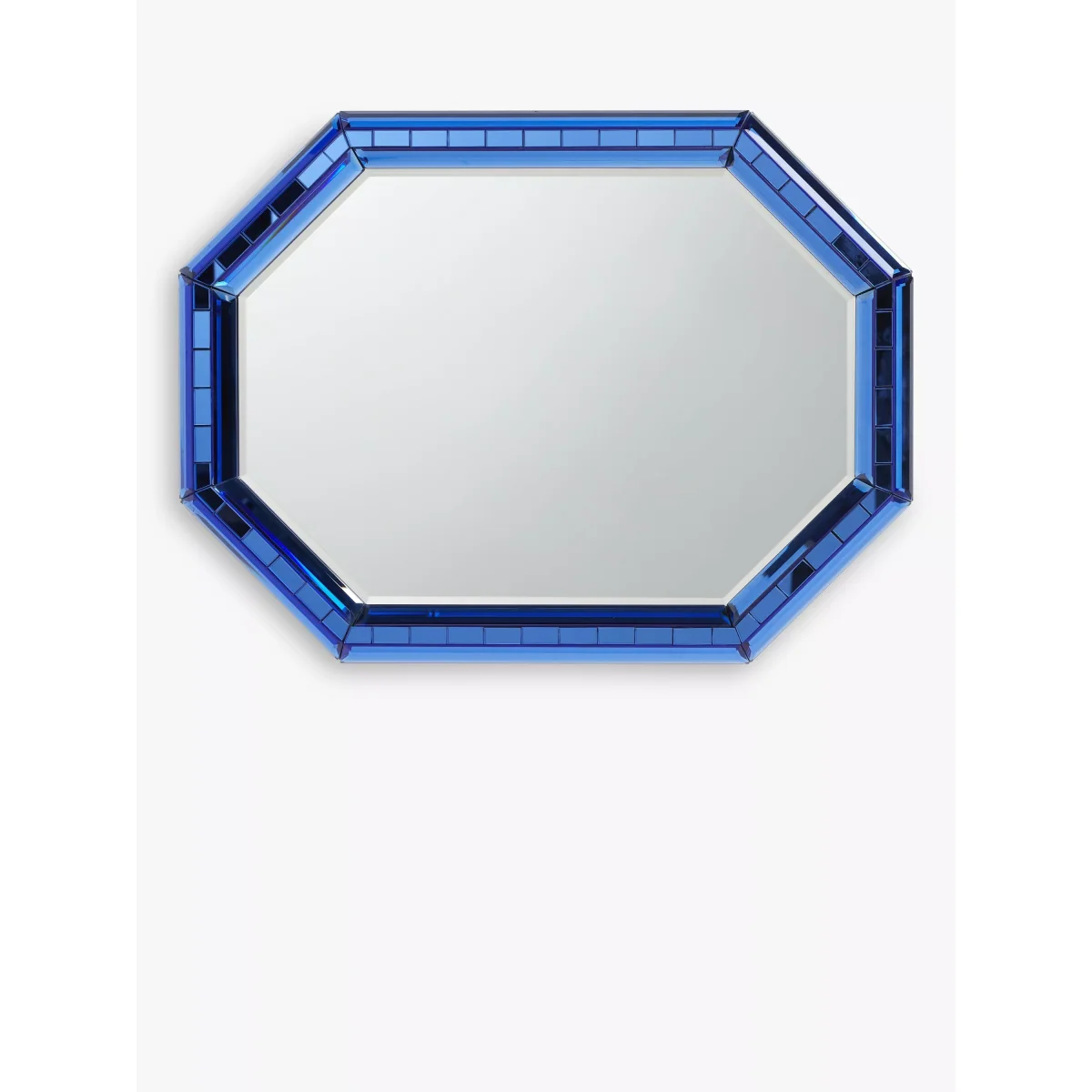 John Lewis + Matthew Williamson Bevelled Glass Wall Mirror, 66 x 50cm, Blue – image 5