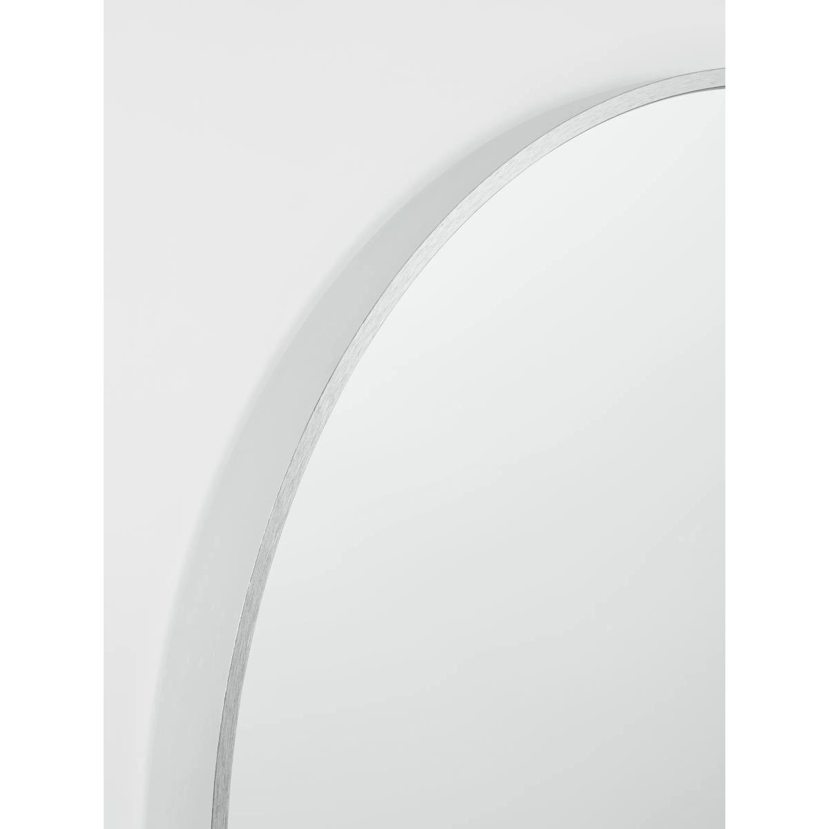 John Lewis ANYDAY Round Aluminium Frame Wall Mirror, 65cm, Silver – image 2