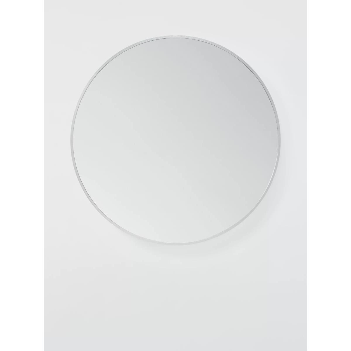 John Lewis ANYDAY Round Aluminium Frame Wall Mirror, 65cm, Silver – image 4
