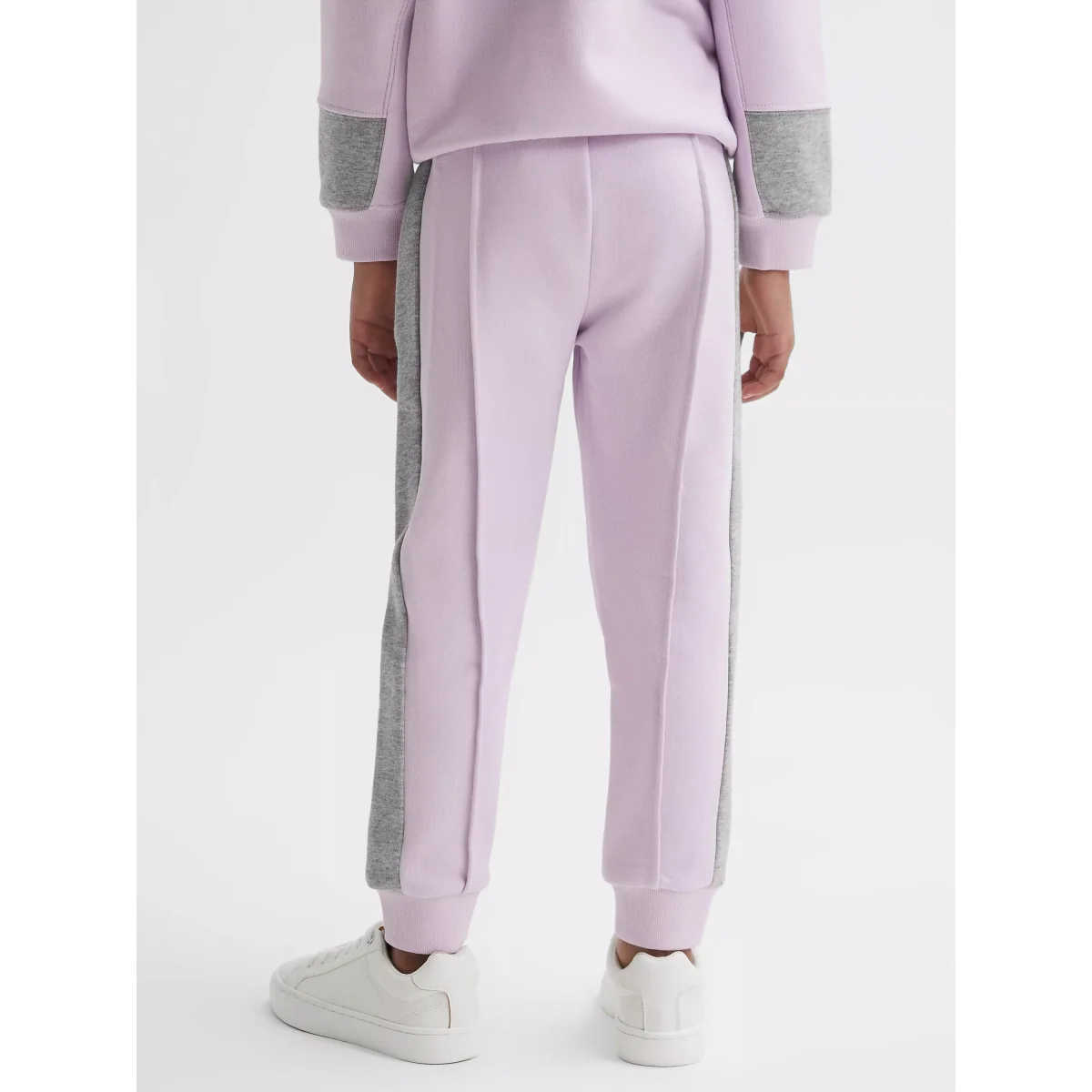 Reiss Kids' Mirror Logo Joggers, Lilac – image 5