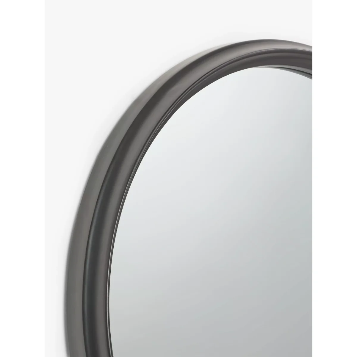 John Lewis Timeless Round Wall Mirror, 51.5cm, Black – image 3