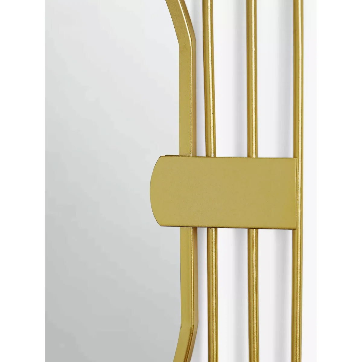 John Lewis Spiral Metal Wall Mirror, 76cm, Gold – image 3