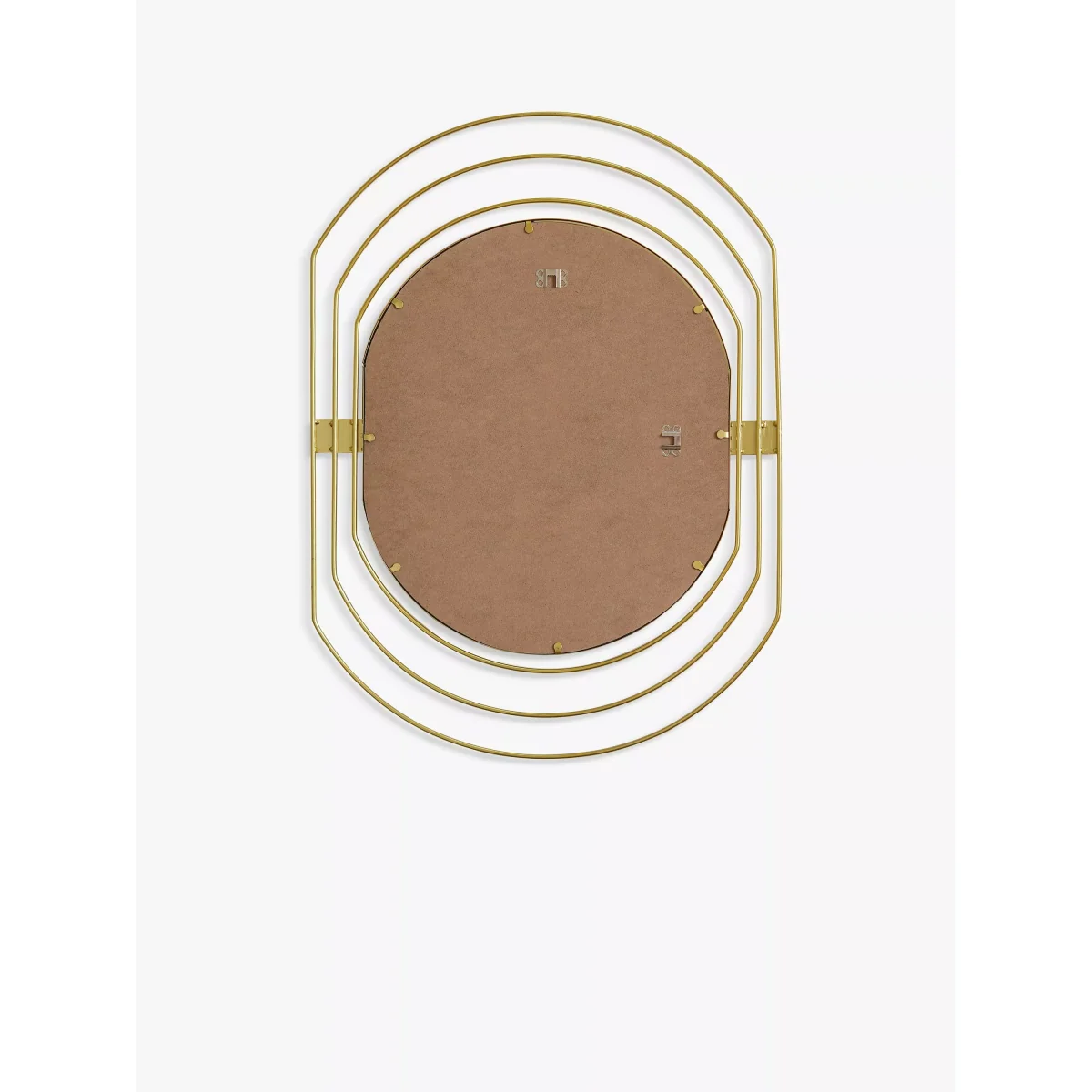 John Lewis Spiral Metal Wall Mirror, 76cm, Gold – image 5