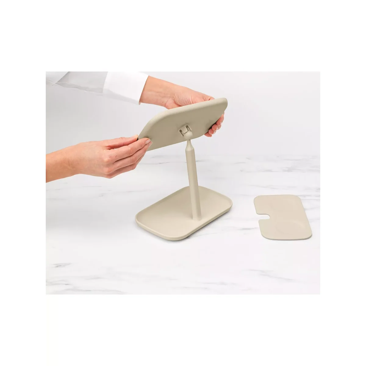 Brabantia ReNew Mirror with Storage Tray, Soft Beige – image 5