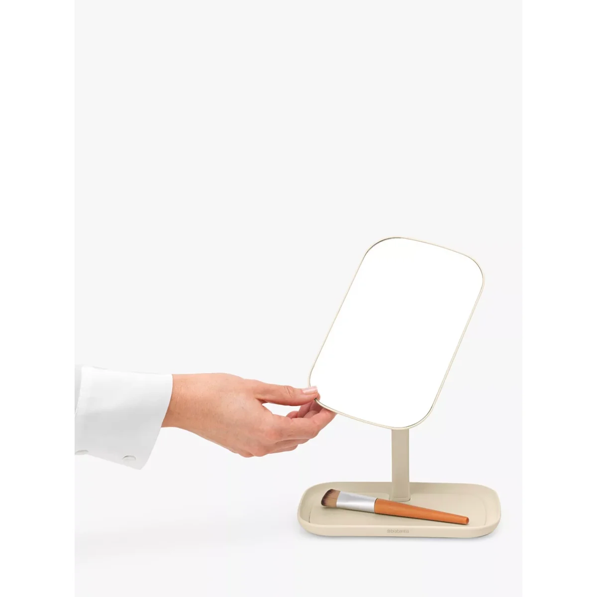Brabantia ReNew Mirror with Storage Tray, Soft Beige – image 6