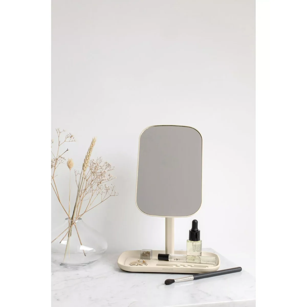 Brabantia ReNew Mirror with Storage Tray, Soft Beige – image 7