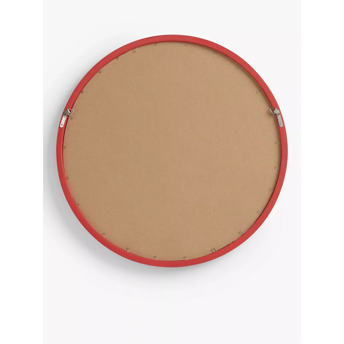 John Lewis ANYDAY Round Edge Wall Mirror, 55cm, Red – image 3
