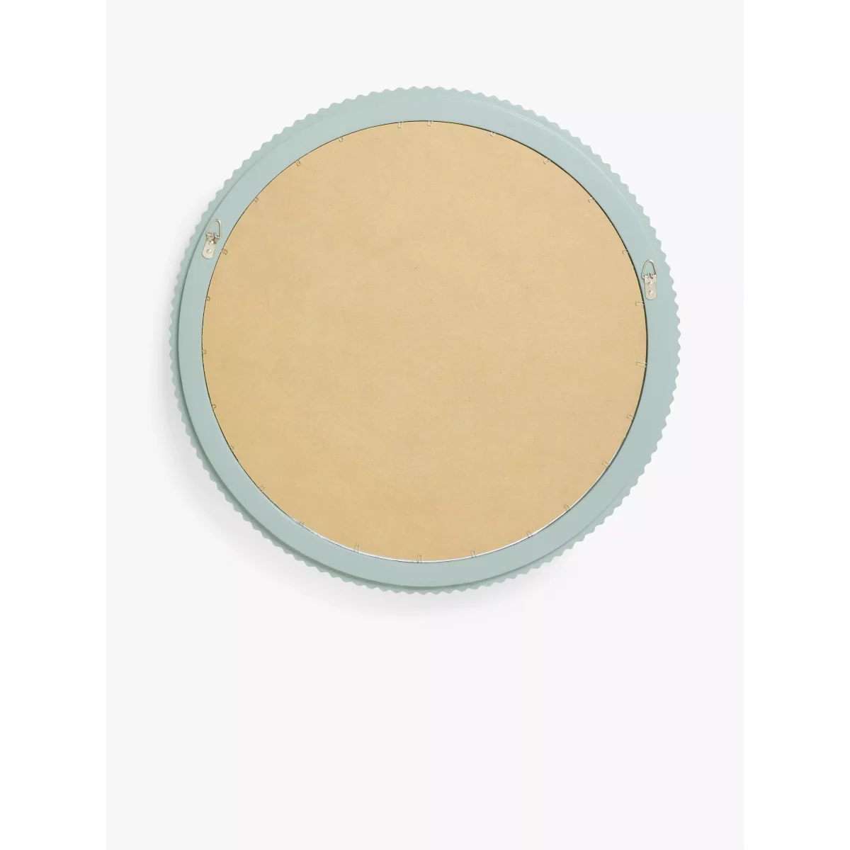 John Lewis Ribbed Round Wall Mirror, 73cm, Light Blue – image 3