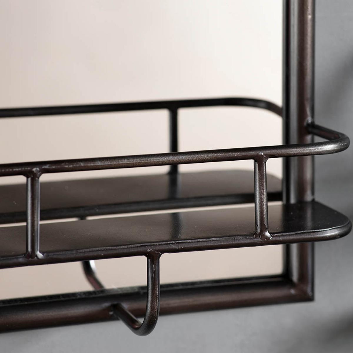 Milton Small Rectangle Wall Mirror - Bronze – image 3