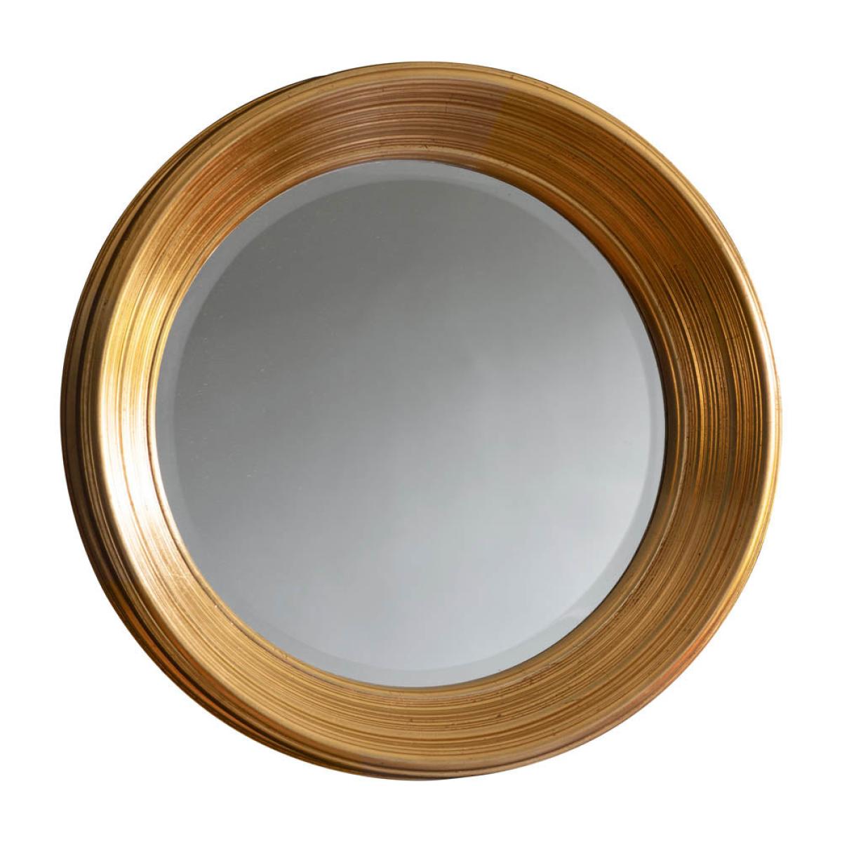 Chaplin Medium Round Wall Mirror - Gold – image 2