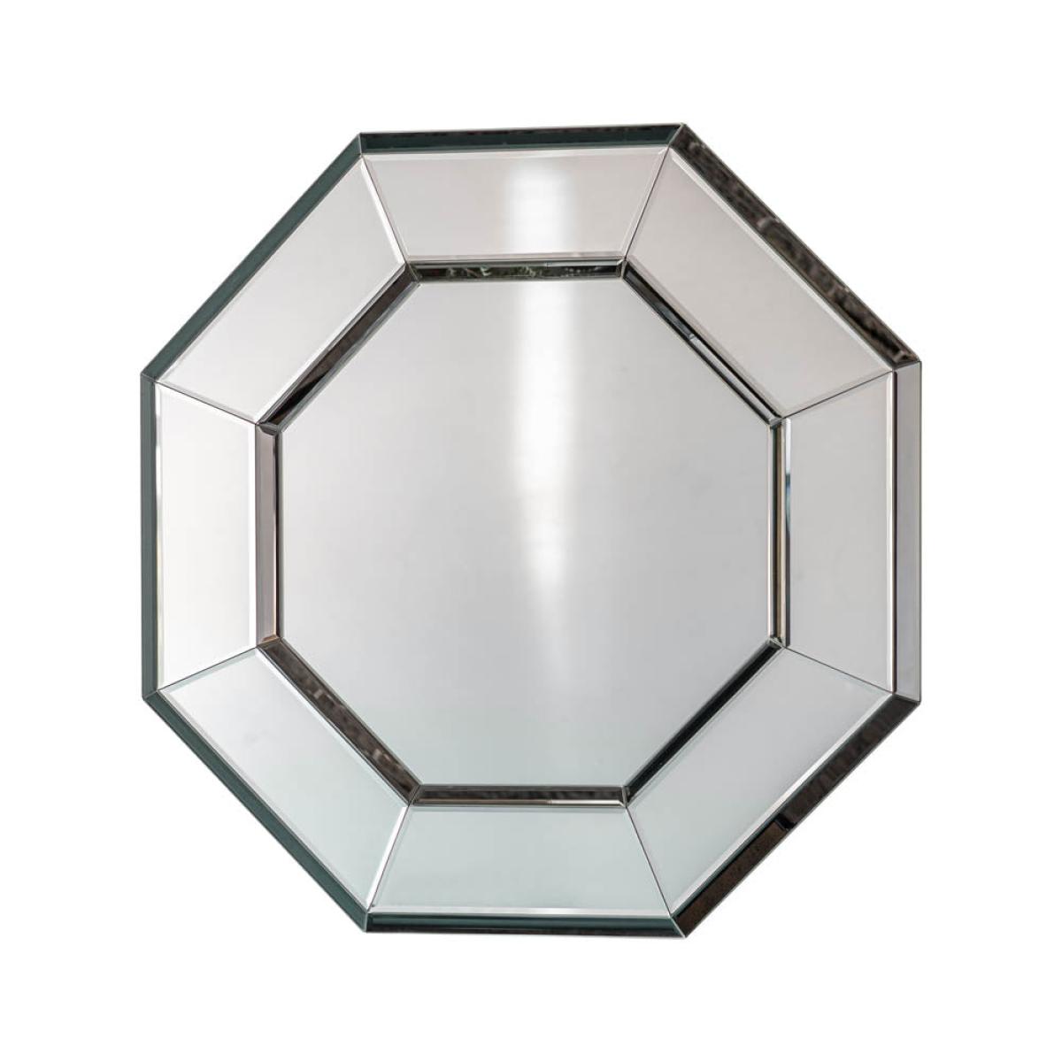 Vienna Medium Octagon Wall Mirror - Silver – image 2