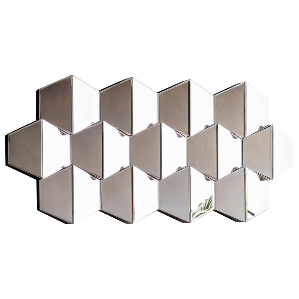 Carina Small Irregular Wall Mirror - Silver – image 2