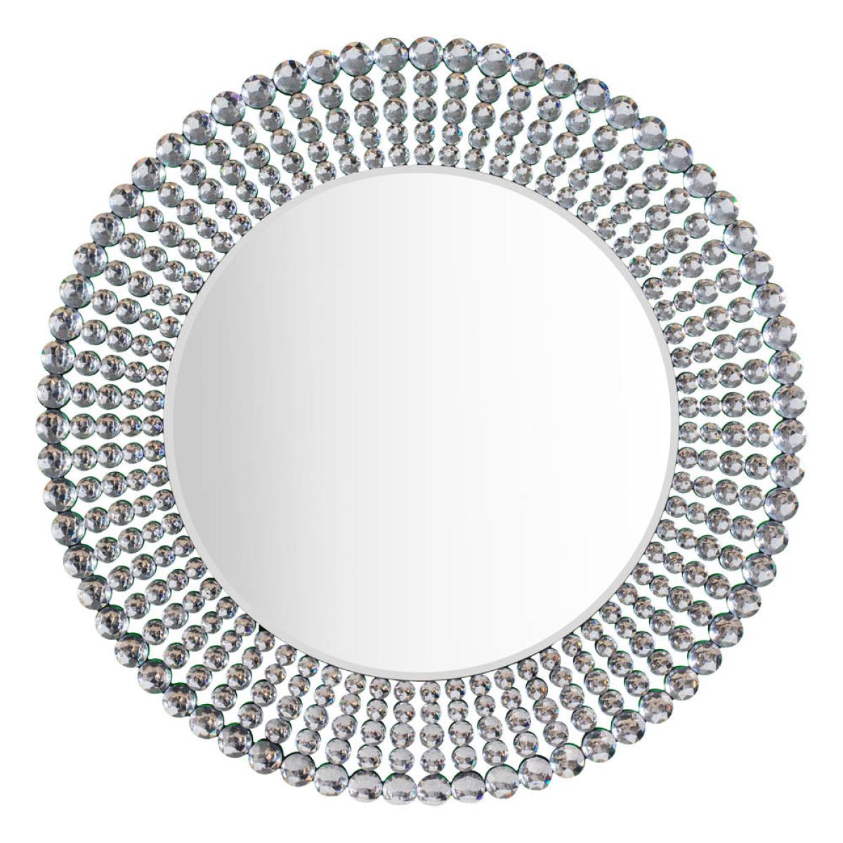 Sharrington Medium Round Wall Mirror - Silver – image 2